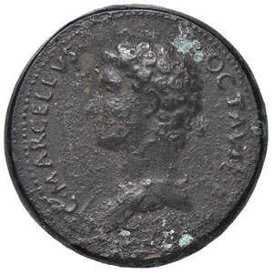 obverse: Raccolta di falsi da studio - Restrike collection - Falsi-Restrike (da studio, moderni, ecc.) - Marco Claudio Marcello (42-23 a. C.) - AE   (AE g. 19,62). BB