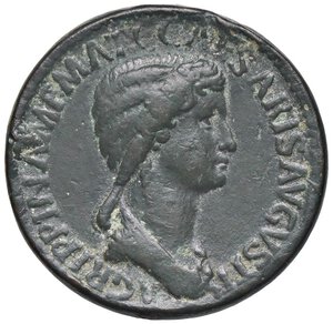 obverse: Raccolta di falsi da studio - Restrike collection - Falsi-Restrike (da studio, moderni, ecc.) - Agrippina Madre (moglie di Germanico e madre di Caligola) - Sesterzio   (AE g. 23). BB