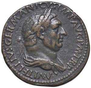 obverse: Raccolta di falsi da studio - Restrike collection - Falsi-Restrike (da studio, moderni, ecc.) - Vitellio (69) - Sesterzio   (AE g. 18,48). qBB