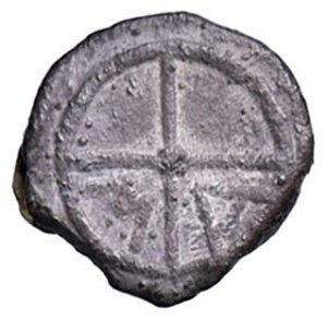 reverse: CELTI - GALLIA - Massalia  - Obolo   (AG g. 0,73). qBB