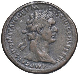 obverse: Raccolta di falsi da studio - Restrike collection - Falsi-Restrike (da studio, moderni, ecc.) - Domiziano (81-96) - Sesterzio   (AE g. 23,41). qBB