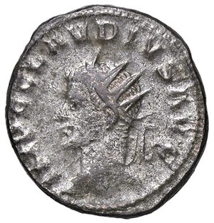 obverse: ROMANE IMPERIALI - Claudio II (268-270) - Antoniniano   (MI g. 4,75) Buona argentatura. BB+