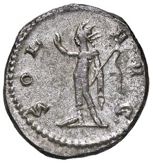 reverse: ROMANE IMPERIALI - Claudio II (268-270) - Antoniniano   (MI g. 4,75) Buona argentatura. BB+