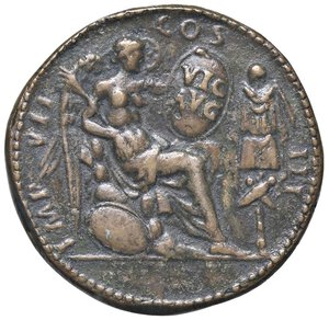 reverse: Raccolta di falsi da studio - Restrike collection - Falsi-Restrike (da studio, moderni, ecc.) - Marco Aurelio (161-180) - Medaglione   (AE g. 24,75). BB