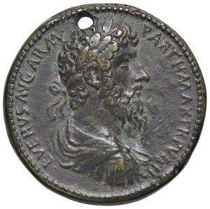 obverse: Raccolta di falsi da studio - Restrike collection - Falsi-Restrike (da studio, moderni, ecc.) - Lucio Vero (161-169) - Medaglione   (AE g. 39,34)Foro. qBB