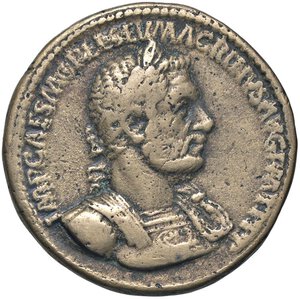 obverse: Raccolta di falsi da studio - Restrike collection - Falsi-Restrike (da studio, moderni, ecc.) - Caracalla (198-217) - Medaglione   (AE g. 30,95). BB