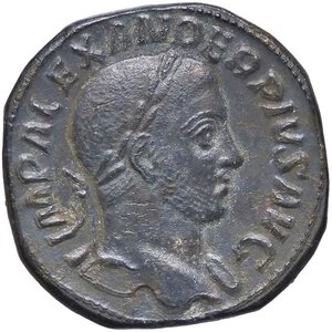 obverse: Raccolta di falsi da studio - Restrike collection - Falsi-Restrike (da studio, moderni, ecc.) - Alessandro Severo (222-235) - Sesterzio   (AE g. 19,9). qSPL