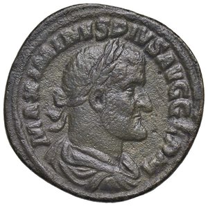 obverse: Raccolta di falsi da studio - Restrike collection - Falsi-Restrike (da studio, moderni, ecc.) - Massimino I (235-238) - Sesterzio   (AE g. 18,66). qBB