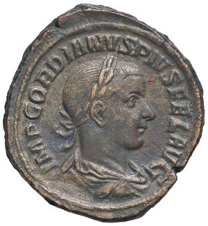 obverse: Raccolta di falsi da studio - Restrike collection - Falsi-Restrike (da studio, moderni, ecc.) - Gordiano III (238-244) - Sesterzio   (AE g. 18,44). qSPL