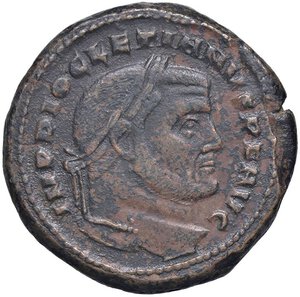 obverse: Raccolta di falsi da studio - Restrike collection - Falsi-Restrike (da studio, moderni, ecc.) - Diocleziano (284-305) - Follis   (MI g. 14,79). BB+