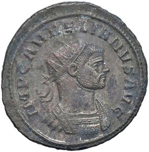 obverse: ROMANE IMPERIALI - Aureliano (270-275) - Antoniniano   (MI g. 4). qSPL/SPL