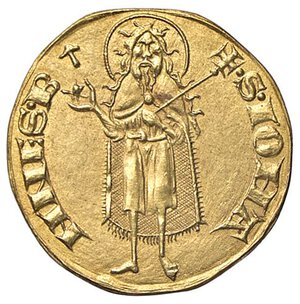 reverse: Raccolta di falsi da studio - Restrike collection - Falsi-Restrike (da studio, moderni, ecc.) - Repubblica (1189-1532) - Fiorino d oro   (AU g. 2,42)FIRENZE. qSPL