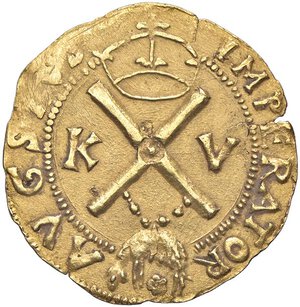 obverse: Raccolta di falsi da studio - Restrike collection - Falsi-Restrike (da studio, moderni, ecc.) - Carlo V (1516-1556) - Scudo d oro 1541   (AU g. 3,4)MESSINA. BB