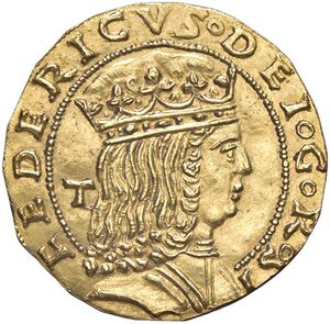 obverse: Raccolta di falsi da studio - Restrike collection - Falsi-Restrike (da studio, moderni, ecc.) - Federico III d’Aragona (1496-1501) - Ducato   (AU g. 3,51)NAPOLI. qSPL