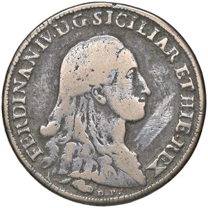 obverse: Raccolta di falsi da studio - Restrike collection - Falsi-Restrike (da studio, moderni, ecc.) - Ferdinando IV di Borbone (primo periodo, 1759-1799) - Piastra 1787   (AG g. 26,95)NAPOLI. meglio di MB