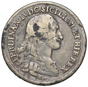 obverse: Raccolta di falsi da studio - Restrike collection - Falsi-Restrike (da studio, moderni, ecc.) - Ferdinando IV di Borbone (primo periodo, 1759-1799) - Piastra 1787   (AG g. 24,74)NAPOLI. meglio di MB