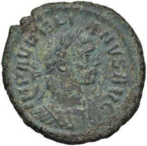 obverse: ROMANE IMPERIALI - Aureliano (270-275) - Asse C. 35 (12 Fr.); RIC 80  (AE g. 9,34). qBB