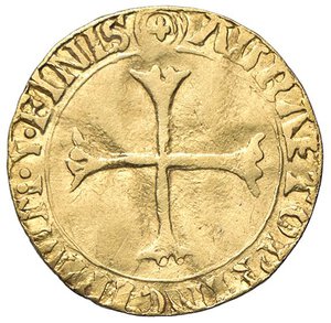 reverse: Raccolta di falsi da studio - Restrike collection - Falsi-Restrike (da studio, moderni, ecc.) - Repubblica (1404-1555) - Fiorino d oro   (AU g. 3,4)SIENA. qBB