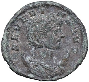 obverse: ROMANE IMPERIALI - Severina (moglie di Aureliano) - Antoniniano C. 7  (MI g. 3,43). SPL/qSPL