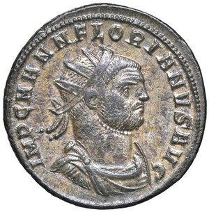 obverse: ROMANE IMPERIALI - Floriano (276) - Antoniniano C. 70/1  (MI g. 3,77). qSPL/SPL