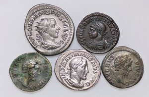 obverse: LOTTI - Imperiali  Lotto di 5 monete. qBB÷qSPL