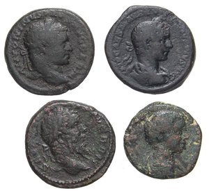 obverse: LOTTI - Imperiali  Severi, lotto di 4 assi. MB÷qBB