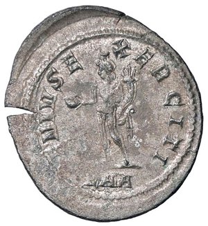 reverse: ROMANE IMPERIALI - Carino (283-285) - Antoniniano C. 37  (MI g. 3,61) Frattura di conio. qSPL