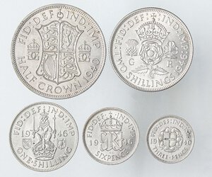 obverse: LOTTI - Estere  GRAN BRETAGNA - Lotto di 5 monete. SPL÷qFDC