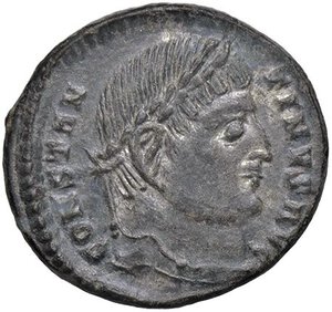 obverse: ROMANE IMPERIALI - Costantino I (306-337) - Follis ridotto   (MI g. 3,04). bello SPL