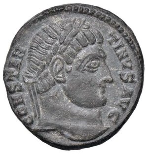 obverse: ROMANE IMPERIALI - Costantino I (306-337) - Follis ridotto (Antiochia)   (MI g. 3,34). bello SPL