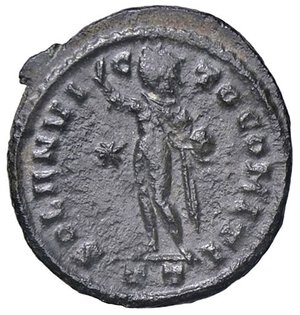 reverse: ROMANE IMPERIALI - Costantino I (306-337) - Follis ridotto (Treviri)   (MI g. 2,84). qSPL/BB+