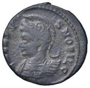 obverse: ROMANE IMPERIALI - Crispo (317-326) - Follis ridotto (Lugdunum)   (MI g. 2,77). BB