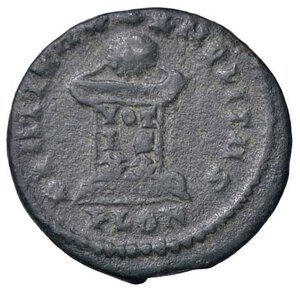 reverse: ROMANE IMPERIALI - Crispo (317-326) - Follis ridotto (Lugdunum)   (MI g. 2,77). BB