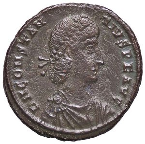 obverse: ROMANE IMPERIALI - Costanzo II (337-361) - Maiorina RIC 72  (AE g. 5,72). qSPL