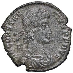 obverse: ROMANE IMPERIALI - Costanzo II (337-361) - Maiorina (Siscia) C. 45  (AE g. 5,13). SPL