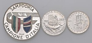 obverse: LOTTI - Medaglie  REPUBBLICA - Medaglie e 2 monete in AG. qFDC