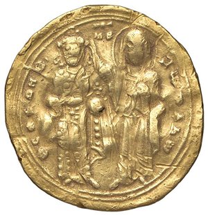 obverse: BIZANTINE - Romano III (1028-1034) - Solido Ratto 1972; Sear 1819  (AU g. 4,38) Da incastonatura. qBB