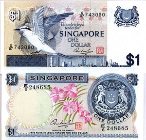 obverse: LOTTI - Cartamoneta-Estera  SINGAPORE - Dollaro, lotto di 18 biglietti di 2 tipi diversi. FDS