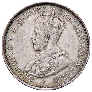 obverse: ESTERE - AFRICA OCCIDENTALE BRITANNICA - Giorgio V (1910-1936) - 2 Scellini 1913 Kr. 13  AG. SPL+/qFDC