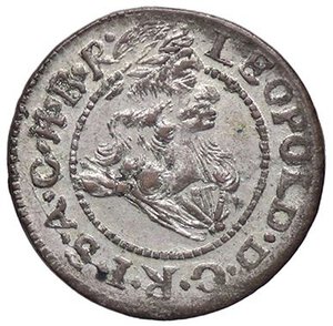 obverse: ESTERE - AUSTRIA - Leopoldo I (1658-1705) - Kreuzer Kr. 1136  (MI g. 0,85) Buona argentatura. SPL