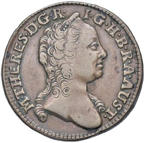 obverse: ESTERE - AUSTRIA - Maria Teresa e Francesco I (1740-1765) - Kreuzer 1763 G Kr. 1993  CU. BB