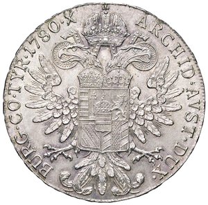 reverse: ESTERE - AUSTRIA - Maria Teresa (vedova) (1765-1780) - Tallero 1780 Kr. 1866.2  AG Riconio. qFDC