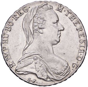 obverse: ESTERE - AUSTRIA - Maria Teresa (vedova) (1765-1780) - Tallero 1780 Kr. 1866.2  AG Riconio. SPL-FDC