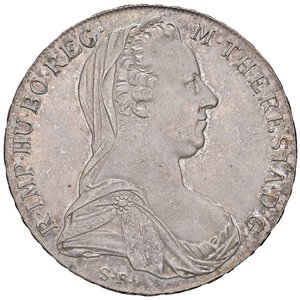 obverse: ESTERE - AUSTRIA - Maria Teresa (vedova) (1765-1780) - Tallero 1780 Kr. 1866.2  AG Riconio. SPL+