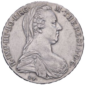 obverse: ESTERE - AUSTRIA - Maria Teresa (vedova) (1765-1780) - Tallero 1780 Kr. 23  AG. qSPL