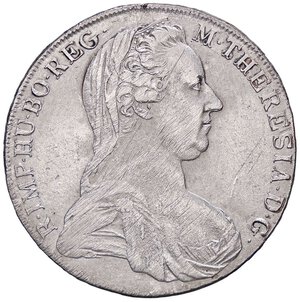 obverse: ESTERE - AUSTRIA - Maria Teresa (vedova) (1765-1780) - Tallero 1780 Kr. 23  AG. MB-BB