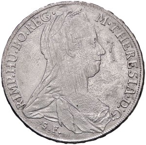 obverse: ESTERE - AUSTRIA - Maria Teresa (vedova) (1765-1780) - Tallero 1780 Kr. 23  AG. MB-BB