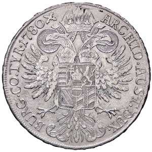 reverse: ESTERE - AUSTRIA - Maria Teresa (vedova) (1765-1780) - Tallero 1780 Kr. 23  AG. MB-BB