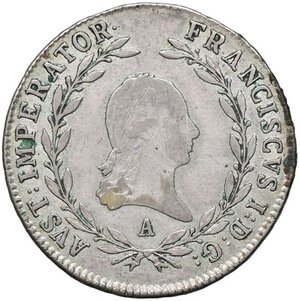 obverse: ESTERE - AUSTRIA - Francesco I Imperatore (1806-1835) - 20 Kreuzer 1814 A   AG. qBB