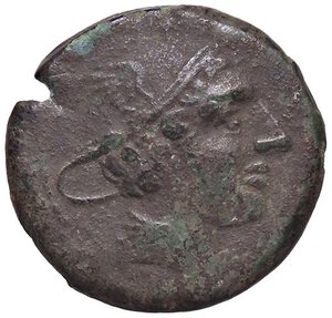 obverse: ROMANE REPUBBLICANE - ANONIME - Monete semilibrali (217-215 a.C.) - Semuncia Cr. 38/7; Syd. 87  (AE g. 5,29). BB